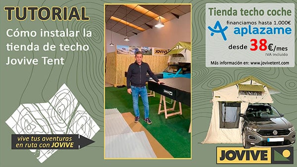 Cómo instalar la tienda de techo para coche Jovive Tent - jovive